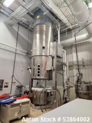 Used- Glatt Industrial Stainless Steel Fluid Bed Dryer, Type GPCG 300.