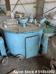 Sandborn 48" x 24" Perforate Basket Centrifuge. Used.