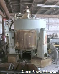Used Sharples SP-5500 Solid Bowl Basket Centrifuge, Sludge Pak